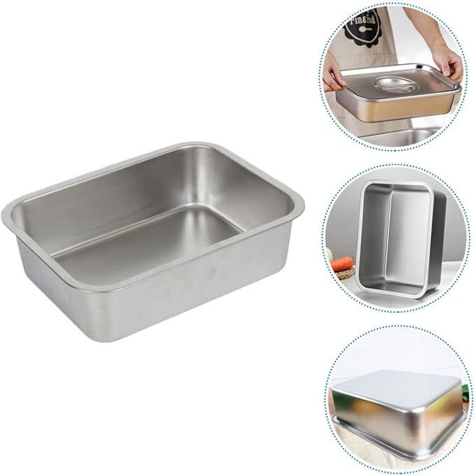 Alipis Home Dish Serving Tray Practical Grill Plate Restaurant Vegetables Plate