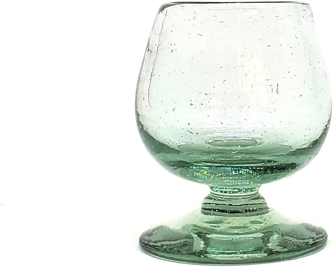 MexHandcraft Clear 2.5 oz Tequila Sippers (set of 6), Recycled Glass, Lead-free, Toxin-Free (2.5 oz Sipper)