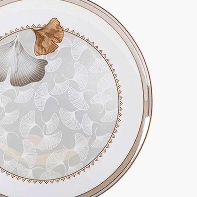 Dessert Plates Simple and Exquisite Ceramic Dinner Plate, Home High-end Tableware Dinner Tableware