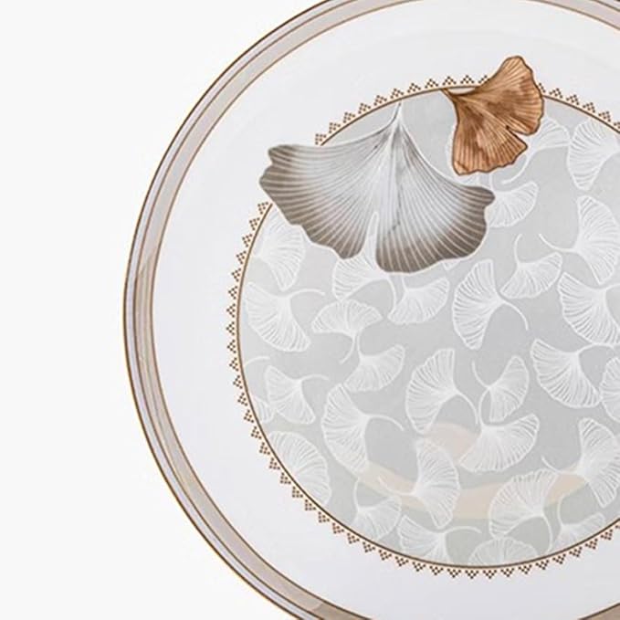 Dessert Plates Simple and Exquisite Ceramic Dinner Plate, Home High-end Tableware Dinner Tableware