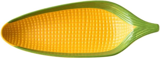 Ceramic Corn Trays, Corn on The Cob Dish, The Cob Porcelain Corn Dishes Corn Holders Appetizers Plate for Home and Kitchen