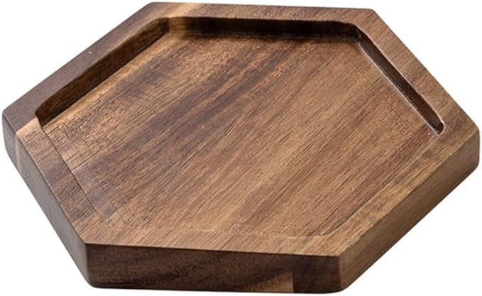 Rectangular Wooden Tray For Serving For Tea Coffee And Desserts With Minimalist Japanese Style And Easy To Clean Wood For Various Settings(TP08)