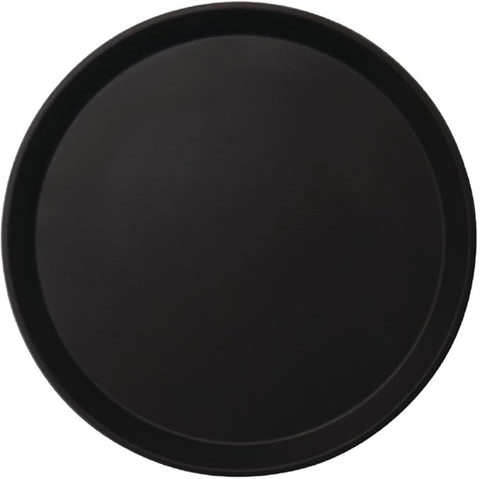 Cambro (1600CT138) 16" Round Fiberglass Bar Tray - Camtread®