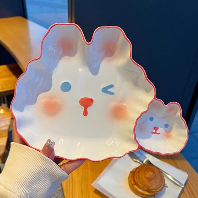 Multi Purpose Appetizer Ceramic Tray Vinegar Bowl Elegant Sushi Cookie Serving Dishes Dipping Sauce Plate for Dumplings French Fries Snacks Homes Restaurants Design Sense Souvenirs