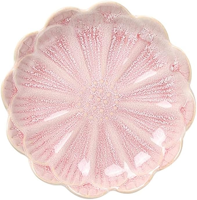 Ceramic Cutlery Salad Bowl Snack Plate Appetizer Plate Ceramic Tableware Household Seasoning Plate Dipping Sauce Plate Bone Plate Vegetable Plate Small Bowl (Color : F)