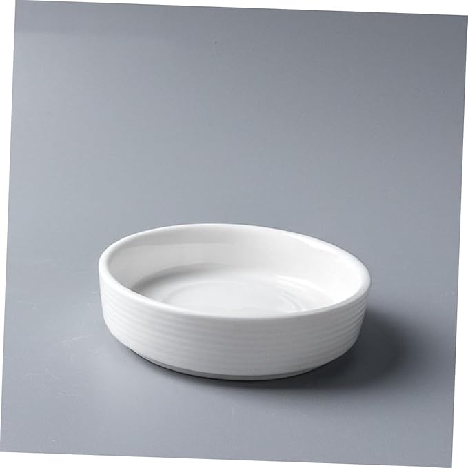LIFKOME Dip Platter Lids 4pcs Sauce Soy Dish for Sweet Sour Sauce Mustard Sushi Condiment Trays Appetizer Dishes