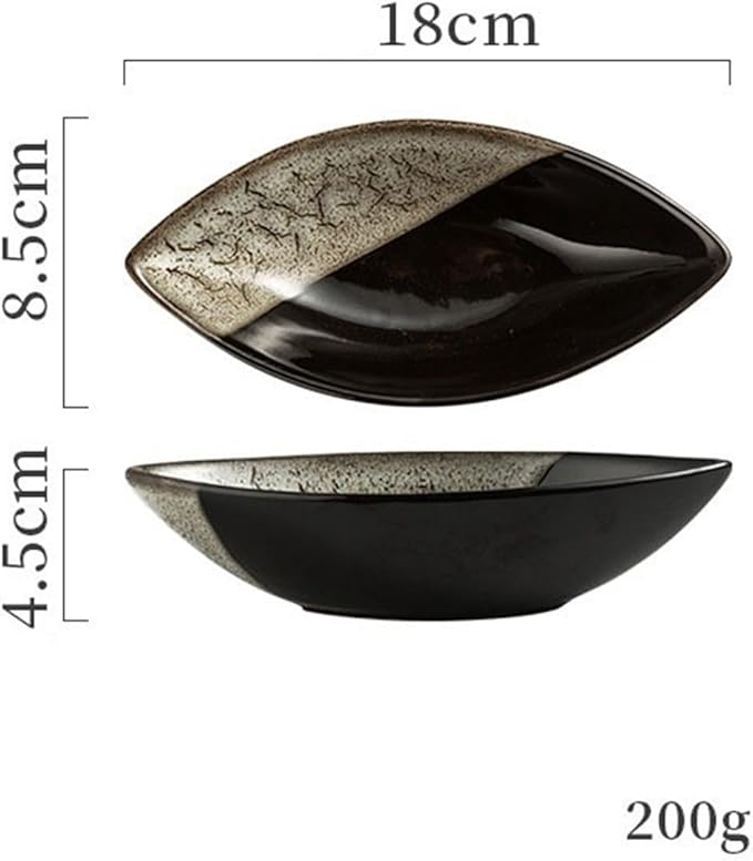 Sauce Dish 1 Piece Specialties Ceramic Plate Creative Deep Dish Soup Bowl Plate Snack Plate Dim Sum Plate Snack Plate(F)