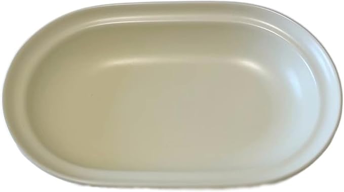 SONGCHAO Party Supplies Solid Color Ceramic Dinner Plate Oval Salad Plate Home Breakfast Plate Dessert Plate Restaurant Ceramic Plate Party Plates (Color : B, Size : Large)