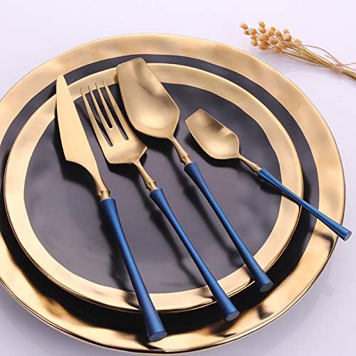 Stainless Steel Flatware serving set,Home Kitchen Eating Tableware Set,Dishwasher Safe,For Home Kitchen Restaurant Hote 4/16/24 Piece 304 Stainless Steel Creative Knife, Fork And Spoon, Western Tablew