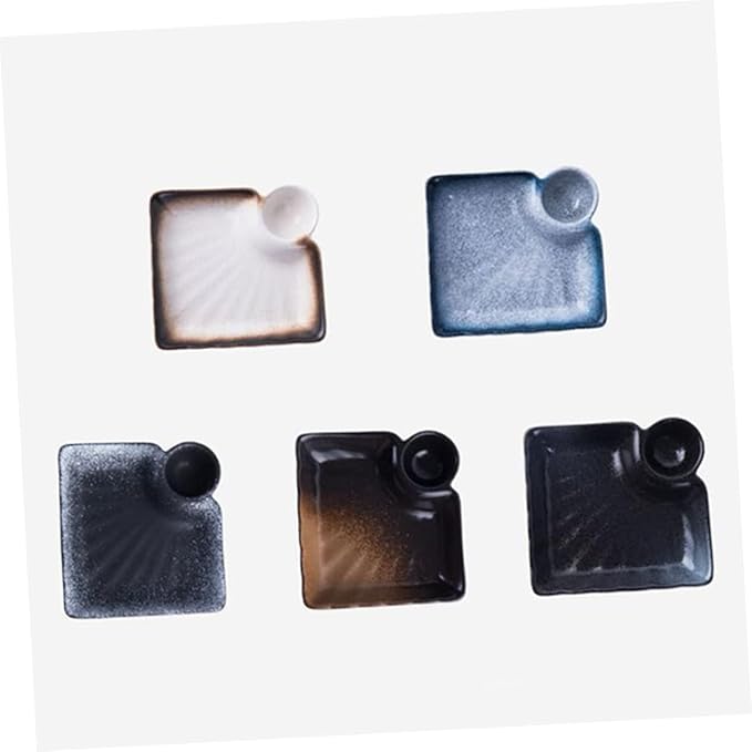 Cabilock Sauce Bowl Ceramic Design Versatile Serving Plate for Appetizers Delicate for Home Restaurant Use