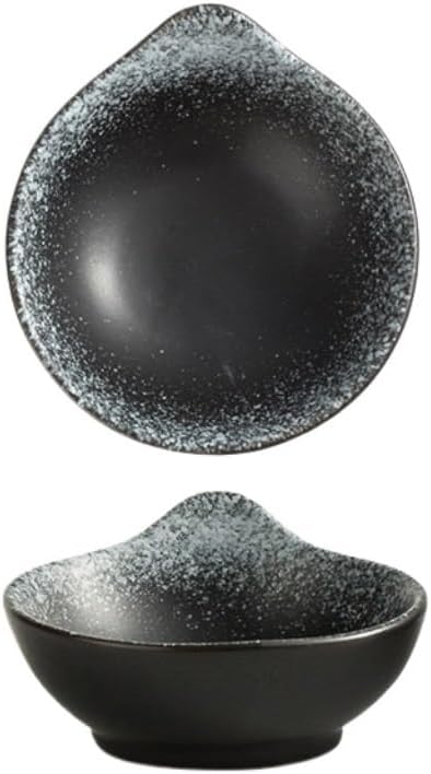 Snack Plate Chinese BBQ Seasoning Ceramic Snack Dish for Home Use, Suitable for Appetizers, Sushi, Cooked Food, Reusable Snack Tray (Color : C)