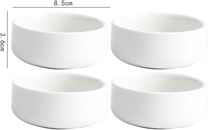Appetizer Plates Dessert Snack Bowl Ceramic Commercial Hotel Platter Seasoning Sauce Bowl Exquisite Snack Plate for Condiment(Blue)