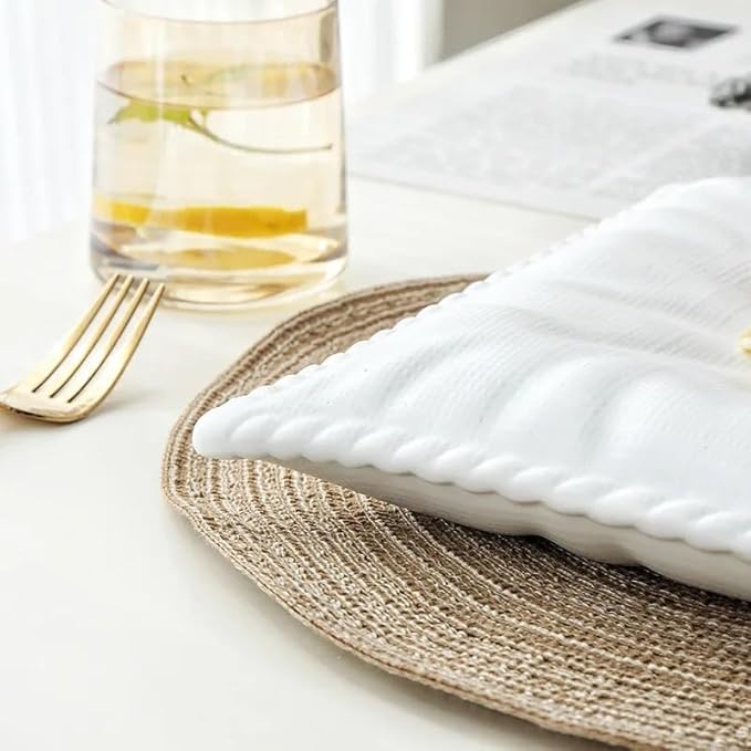 Pasta Plates Simple Ceramic Salad Plate Kitchen Tableware Dinner Dessert Bread Pillow Shape Bowl Bowls(B,Small)