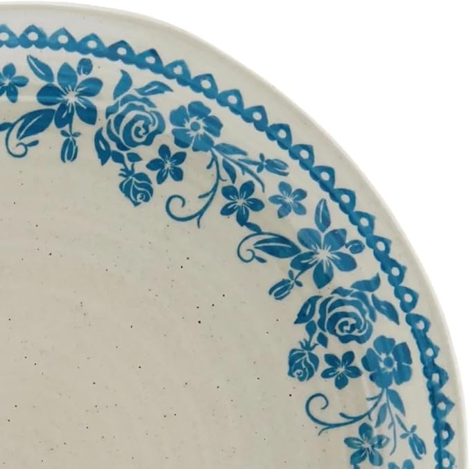 12-Piece Dinnerware Set Serving Ware Kitchen Dish Dinner Plates Ceramic Tableware Set