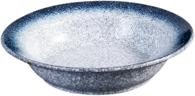 Japanese Style Soup Plate Home Ceramic Plates Multifunctional Bowl for Pasta Noodles Salad Breakfast Dinner Western Restaurant