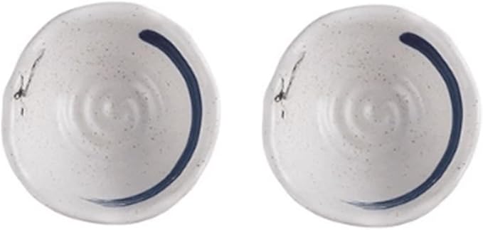 WaLdor Seasoning Dishes 4.1inch Ceramic Sauce Dish Soy Sauce Dipping Bowls Appetizer Plates Japanese Style Dinnerware Set for Sushi Sauce Tomato Sauce Salad Sauce BBQ Ceramic Sauce Dish (Color : C)