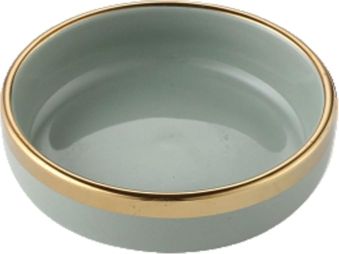 FAREWELL Dipping Bowls Dipping Bowl Set 5pcs Round Seasoning Plate Ceramic Small Bowl Dipping Sauce Dried Fruit Nut Candy Plate Appetizer Bowls (Color : D)