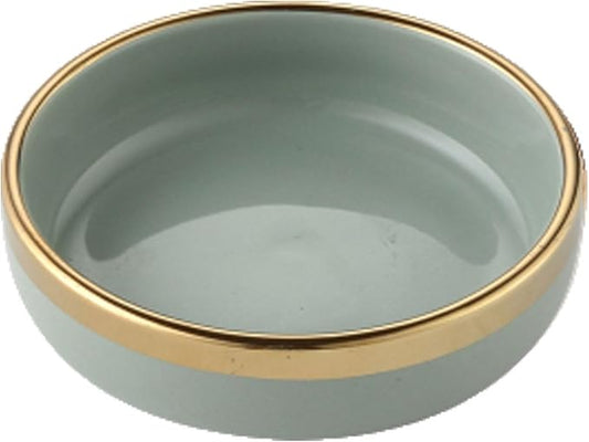 FAREWELL Dipping Bowls Dipping Bowl Set 5pcs Round Seasoning Plate Ceramic Small Bowl Dipping Sauce Dried Fruit Nut Candy Plate Appetizer Bowls (Color : D)
