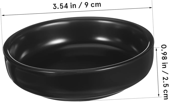 6pcs Japanese Ceramic Dipping Plates Elegant Seasoning Dishes for Sushi Sauces and Appetizers Versatile Tableware for Parties and Gatherings