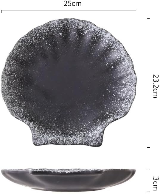 Appetizer Plates Japanese Style Ceramic Western Food Plate Flat Plate Home Retro Dish Plate Dessert Cake Plate Cheap Plates