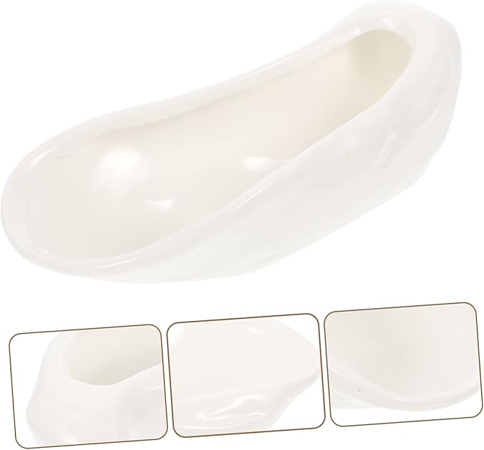 PRETYZOOM Oyster Plates Shell-shape Dinner Plates Ceramic Serving Platters for Restaurant