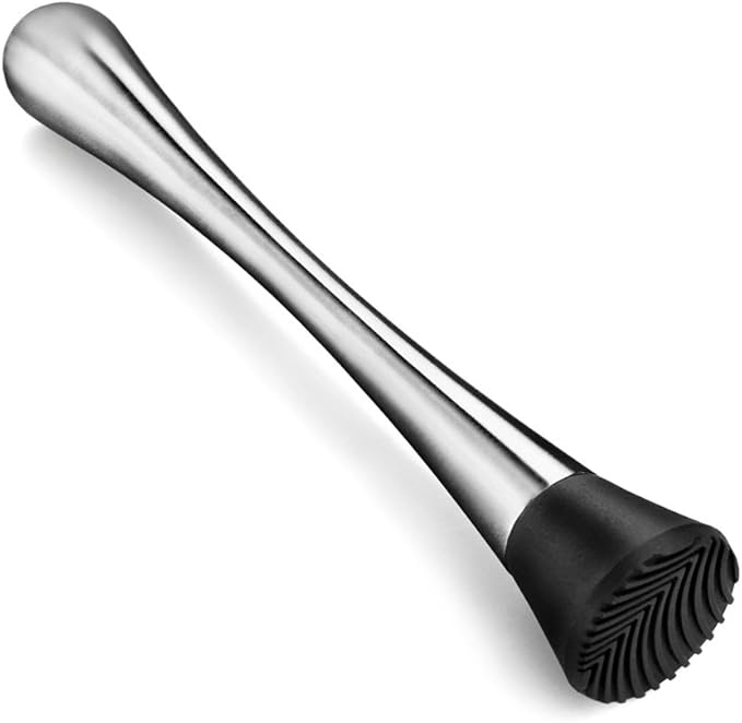 New Star Foodservice 42948 Stainless Steel Cocktail Muddler, 7.75-Inch