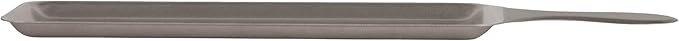Creative Co-Op Stainless Steel Serving Tray with Handle, Brushed Pewter Finish