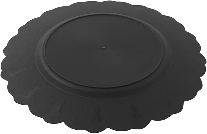 Green Plastic Charger Plates Set of 100,13” Reusable Party Chargers for Dinner Plates, Elegant Round Service Plate Chargers Bulk Decorative for Wedding, Catering Table Decor