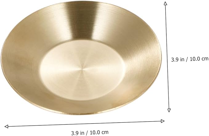 GLEAVI 2pcs Sauce Dish Appetizer Serving Plates for Dipping Sauces Seasonings and Dressings Easy to Clean for Entertaining and Housewarming