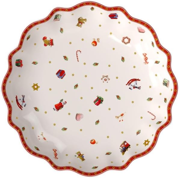 Villeroy & Boch Toy's Delight Collection Shallow Bowl, Premium Porcelain, 9.75 in