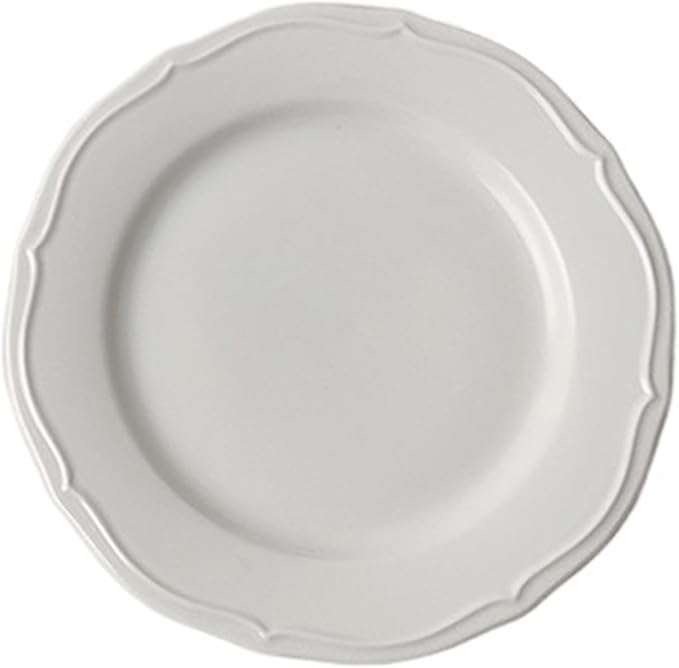Dessert Plates Retro Lace Plate Simple Dinner Ceramic Salad Breakfast Dessert Home Restaurant Cafe Dinner Tableware(A,Large)