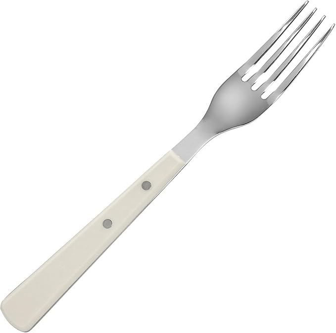 Martha Stewart Watercliffe 16 pc Flatware Silverware Set - Stainless Steel Utensils - Forks, Spoons, Knives - Service for 4 - Linen