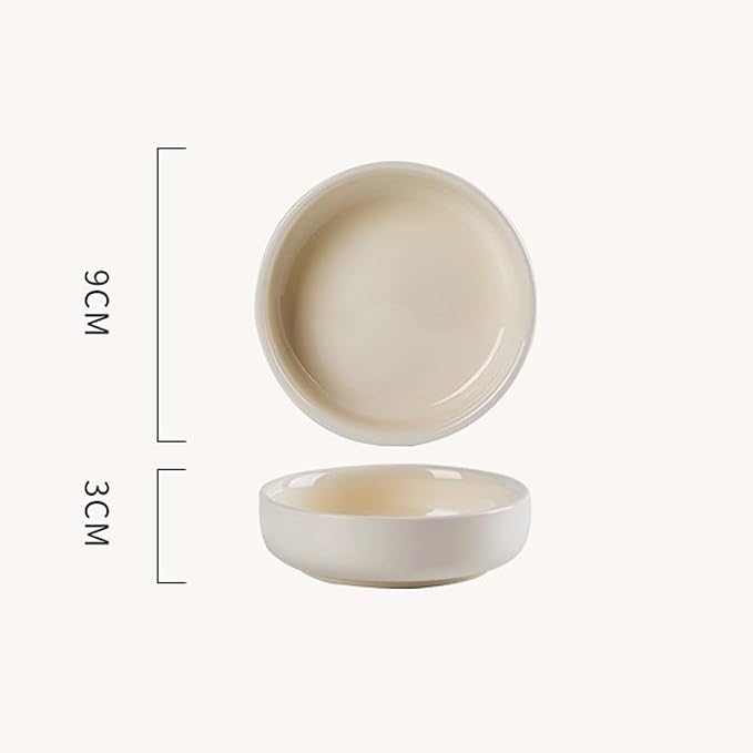 Kitchen Decor Ceramic Plates are Suitable for Serving Sauces Creams Snacks Candies Etc Dessert Plates