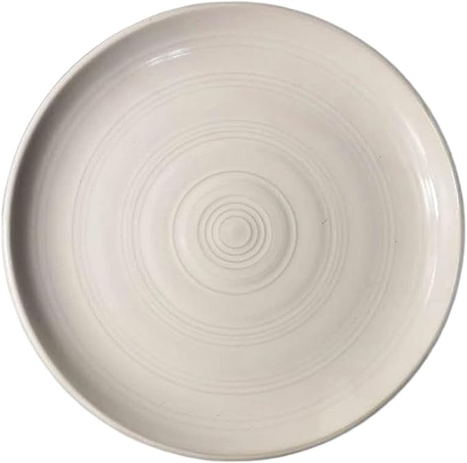 SONGCHAO Party Supplies Plate Ceramic Household Dishes Breakfast Lunch Dinner Afternoon Tea Steak Household Commercial Kitchen Fruit Tray Party Plates (Color : 010)