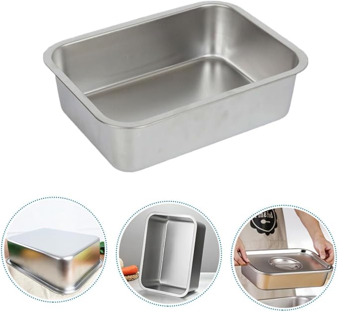 Alipis Home Dish Serving Tray Practical Grill Plate Restaurant Vegetables Plate