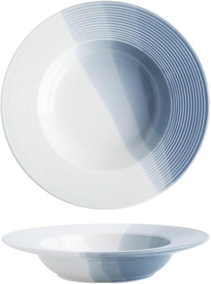 Dinner Plates Simple Ceramic Straw Hat Plate French Pasta Plate Soup Plate Deep Dish Salad Plate Commercial Plates Kitchen Dinnerware, Dingzhebo2022