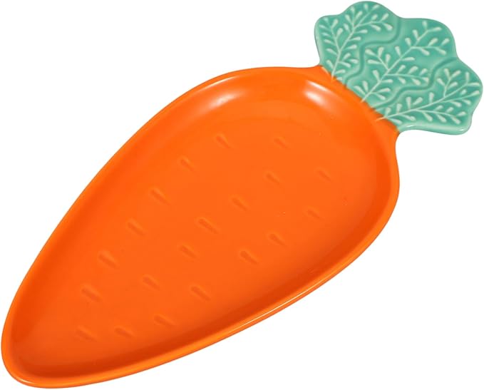 Carrot Shape Sauce Bowl Ceramic Dipping Bowl Plate for Appetizers Sushi Snacks