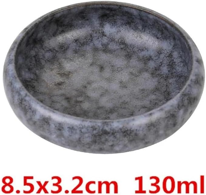 Appetizer Plates Ceramic Dipping Bowls Soy Sauce Dish, Round Tableware for Home and Restaurant Use for Condiment(White)