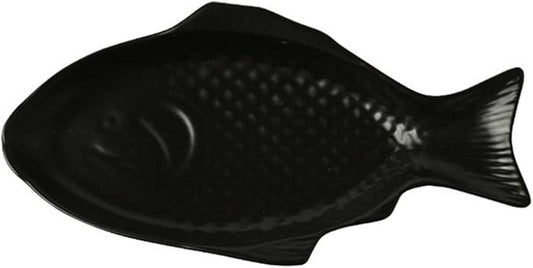 SONGCHAO Party Supplies Fish-shaped Ceramic Dinner Plate Home Kitchen Restaurant Snack Plate Steamed Fish Plate Fruit Plate Appetizer Plate Party Plates (Color : B)