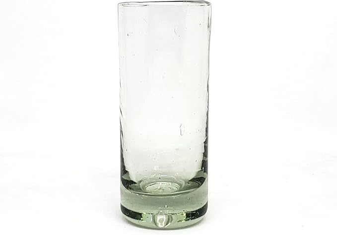 MexHandcraft Clear 2 oz Tequila Shot Glasses (set of 6), Recycled Glass, Lead-free, Toxin-Free (Shot)