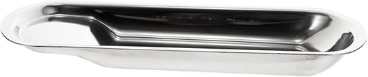 Unomor Spoon Rest Ladle Plate Silverware Countertop Kitchen Tool Stainless Steel Serving Tray Buffet Plate