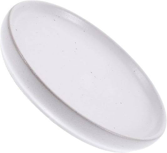 Luxshiny Ceramic Appetizer Dish Retro Food Plate for Snacks Elegant Serving Tray for Parties and Daily Use Smooth Bottom Dinnerware for Fruits and Appetizers Classic Design