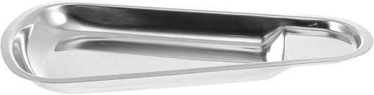 Homoyoyo 1Pc Stainless Steel Multi Functional Serving Tray Buffet Plate for Snacks Dishes Food Dish with