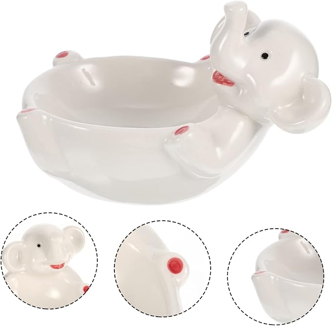 Appetizer Dish Large Capacity Sauce Bowl Ceramic Seasoning Plate for Mustard Sauce Sugar Salads Kitchenware