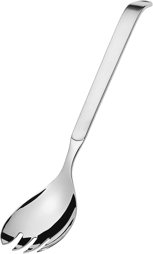 Amefa Stainless Steel Serving Set 3 Piece Large:Spoon, Large Salad, Large Salad Serving Fork