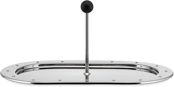 Alessi MG34 Decorative Small Tray, Silver