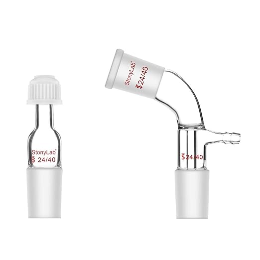 stonylab Distillation Apparatus, 13 Pcs Borosilicate Glass Kit, 500.0/1000.0 mL, Round Bottom, Premium Lab Glassware for Extraction & Separation