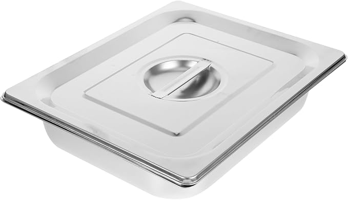 Happyyami Stainless Steel Buffet Dishes Container Warming Tray Food Holder Tray Serving Plate