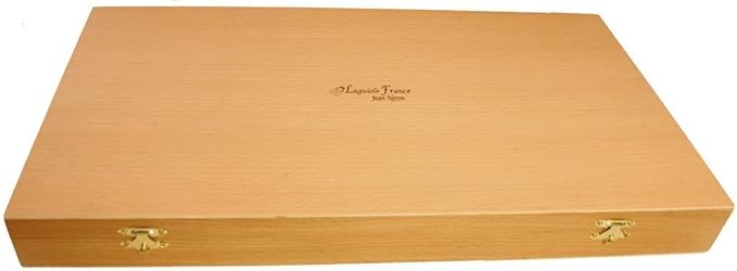 Laguiole Rainbow Platine Flatware in Presentation Box (Set of 24)
