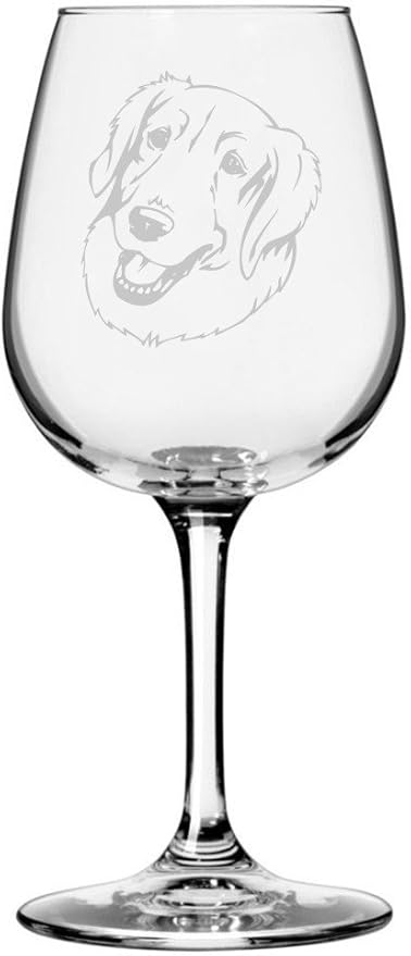 Etched Laser Art Polish Tatra Sheepdog Personalized Dog Themed Etched 12.75oz Wine Glass Custom Dog Breed Wine Glasses for Pet Lovers, Unique Birthday Gift for Men & Women, Personalized Gift